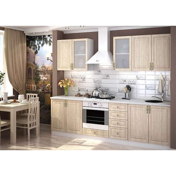 Купить шкаф напольный открытый торцевой юлия шнпу 300 б/ст - 1 716 ₽