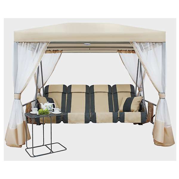 Купить качели-беседка садовые премиум - 48 290 ₽