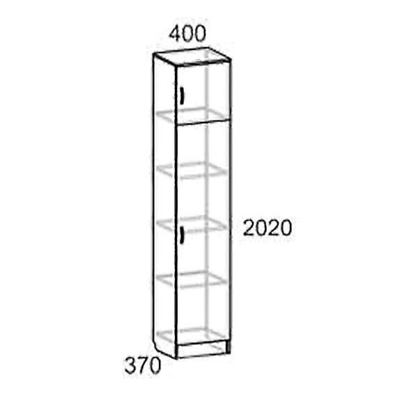 Купить шкаф однодверный м-4 машенька - 3 878 руб.