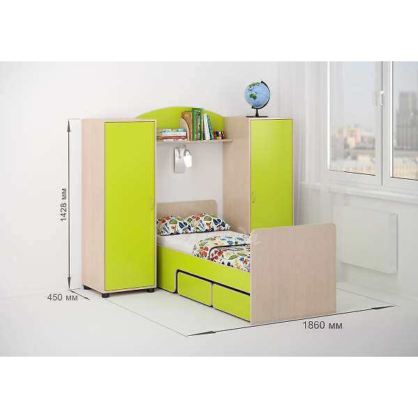 Купить детская стенка легенда №27 - 20 550 ₽