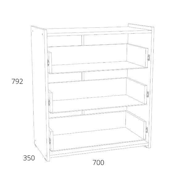 Купить комод симпл нм 013.19 - 4 799 руб.