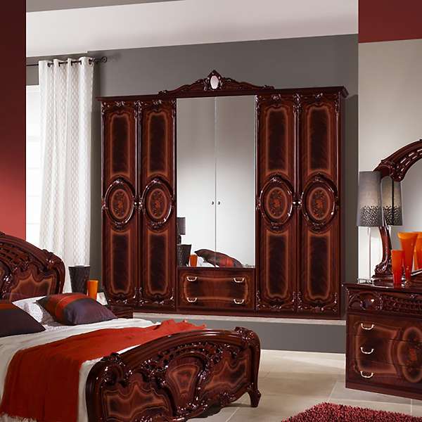 Купить шкаф шестидверный с зеркалами роза - 52 635 руб.