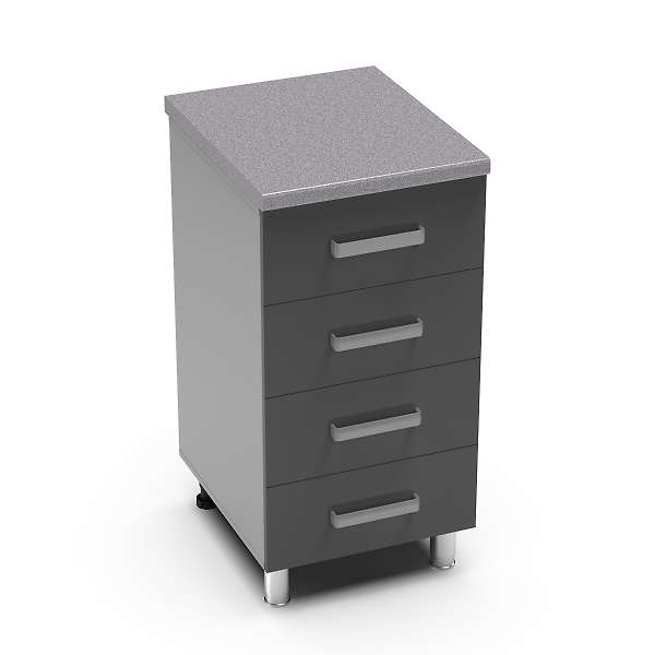 Купить рабочий стол 500 с 4 ящиками танго 5р4 - 7 374 ₽