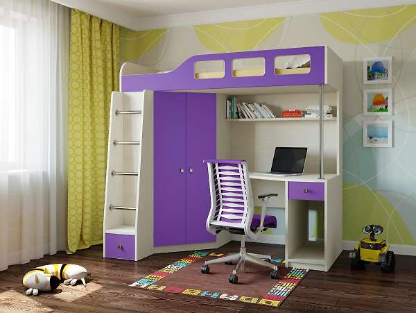 Купить кровать-чердак астра 7 - 24 500 руб.