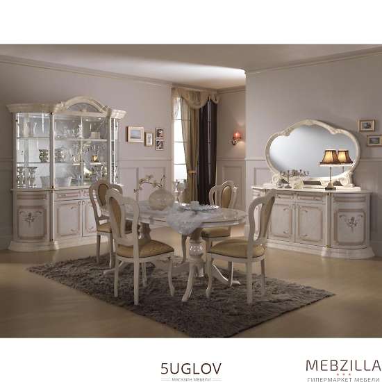 Купить гостиный комплект с шестью стульями роза - 270 072 ₽