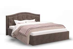 Кровать с подъемным механизмом Стелла 120х200, коричневый