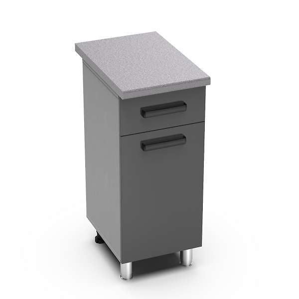 Купить шкаф напольный с одним ящиком крафт шн1я400 - 4 226 ₽