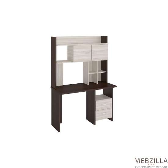 Купить стол компьютерный с надставкой нклх-120 домино lite скл-прям120 - 16 490 ₽