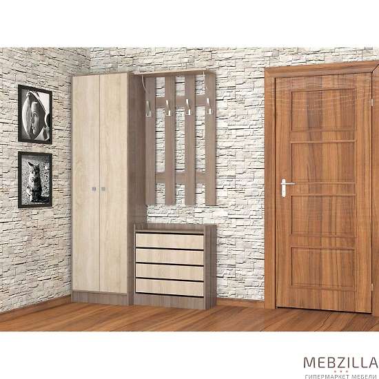 Купить прихожая ямайка комплект 2 (ясень шимо) - 11 513 руб.