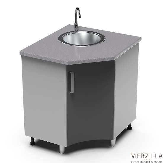 Купить угловая мойка 850х850 угол радиусный луксор умр - 10 396 руб.