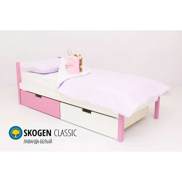 Купить кровать svogen classic лаванда-белый - 7 890 руб.