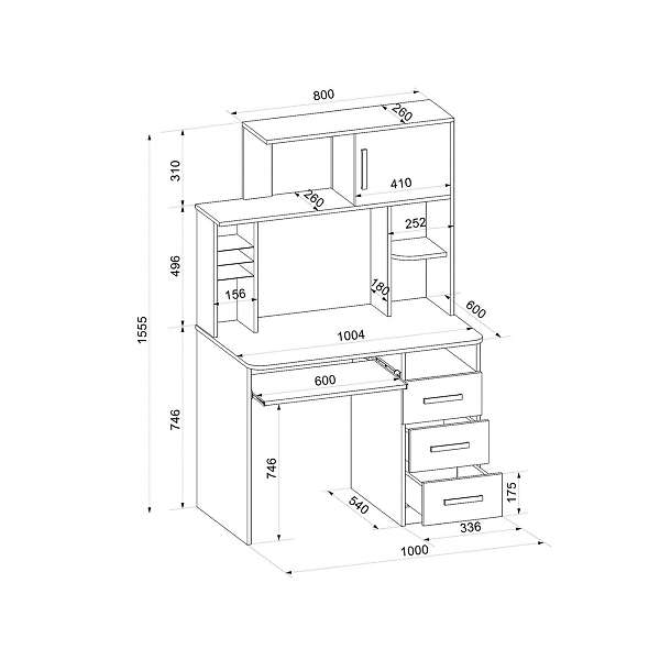 Купить стол компьютерный шагус-5 - 10 630 руб.