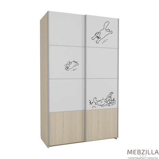 Купить шкаф-купе двухвдерный киса ш-1 - 26 230 ₽