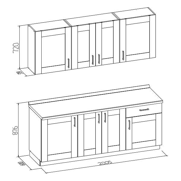 Купить кухня квадра 2000 - 26 507 руб.