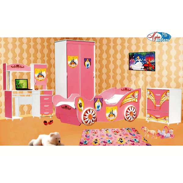 Купить кровать принцесса карета - 12 982 руб.