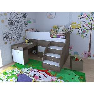 Кровать-чердак 700х1600 Малыш